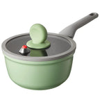 COOKER KING Pentola per il latte Padella antiaderente Micro pressione Rivestimento in pietra medica Pentola per alimenti per bambini Latte caldo Tagliatelle istantanee Pan Mini Pentola
