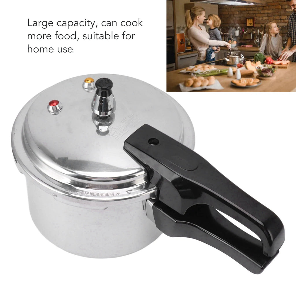 3-Liter-Aluminiumlegierung-Schnellkochtopf, 18 cm Mini-Schnellkochtopf mit 3-Liter-Boden für Gasherd, 3-Liter-Aluminiumlegierung-Schnellkochtopf