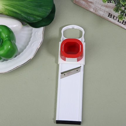 Tagliaverdure 2 in 1 per zenzero e aglio, manuale, a doppia faccia, per affettare e tritare, gadget da cucina per uso domestico