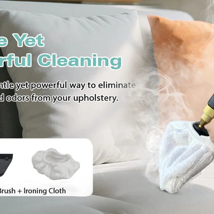 2000W High Pressure Steam Cleaner, 1500ml Multi-function Heads, High Temperature Washing Machine for Cleaning Air Conditioners, Range Hoods and Home & Car Floors.