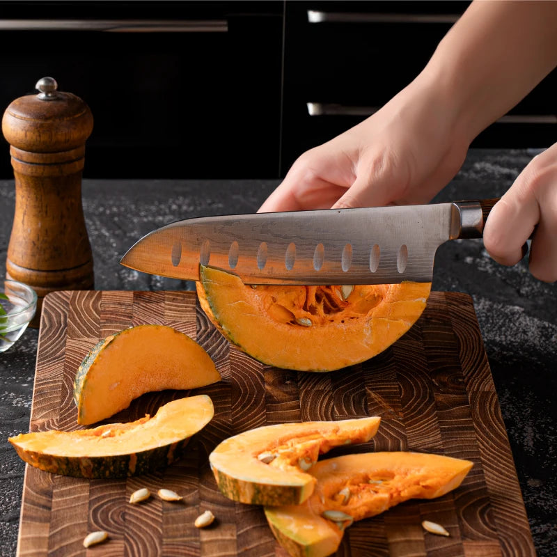 Hochwertiges Teakholz-Schneidebrett, groß: 86,5 * 11,8 Zoll/13,3 * 9,5 Zoll, 1 Zoll dick, geeignet für Weihnachten, Halloween
