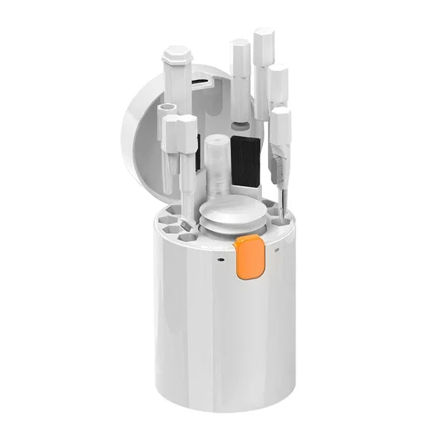 20 in 1 Set di strumenti per la pulizia della tastiera del computer portatile Cuffie per fotocamera digitale Kit per la pulizia del telefono cellulare Auricolari Penna per la pulizia Estrattore per copritasti