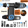 300000 giri/min aspirapolvere LED magnetico elettrico spolverino compresso 2-in-1 ventilatore d'aria e aspirazione per computer, tastiera portatile, pulizia della fotocamera