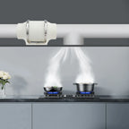 Ventilatore da condotto 220V, ventilatore di scarico silenzioso per cucina/bagno, 2600 giri/min