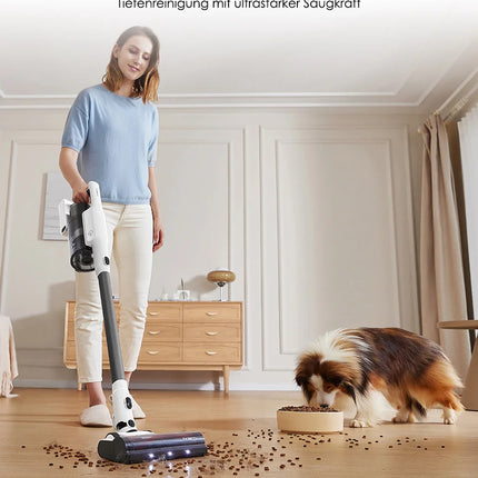 Tineco A30S, Cordless Vacuum Cleaner, 160W Suction, 60-Minute Runtime, 1L Dustbin, ZeroTangle Brush, PureCyclone Technology, LED Light