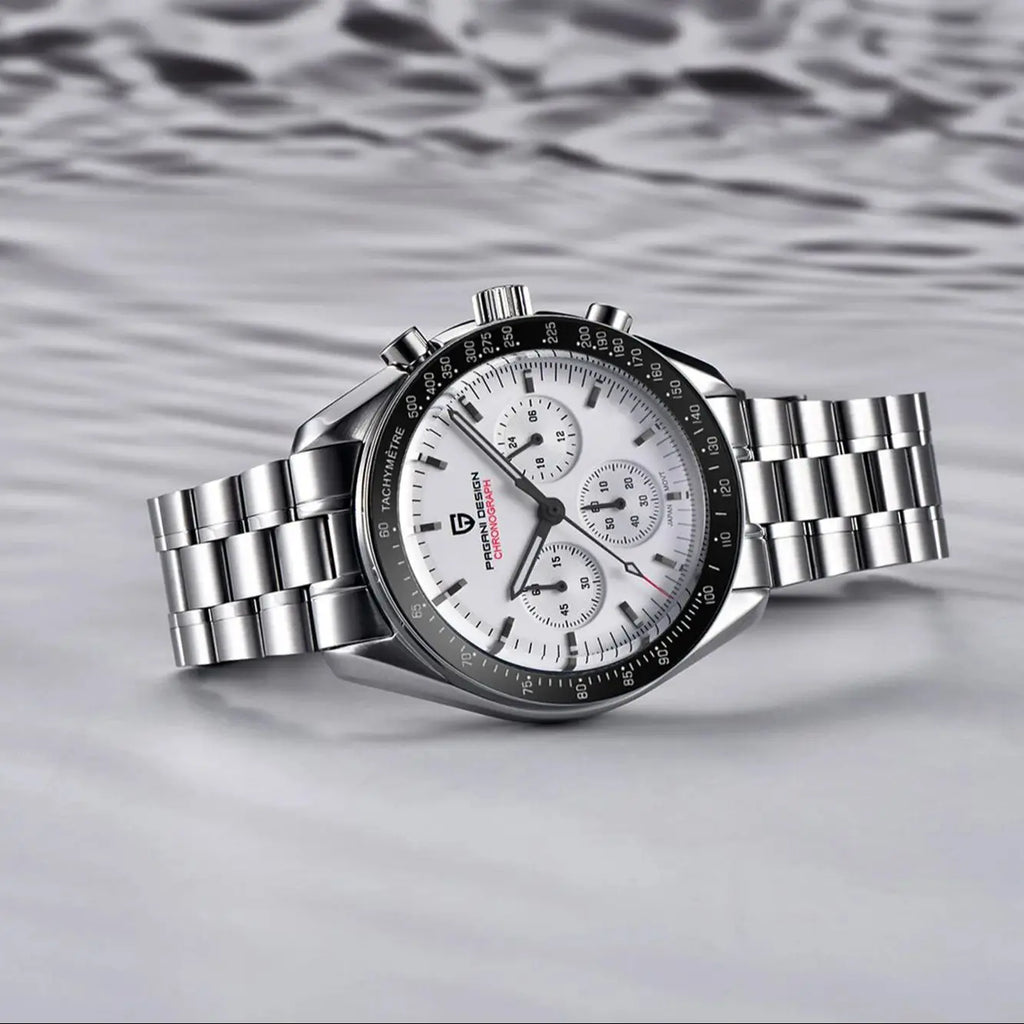 Nuovo Orologio PAGANI DESIGN Moon 2026, Orologio al Quarzo di Lusso alla Moda per Uomo, Cronografo Sportivo in Acciaio Inossidabile