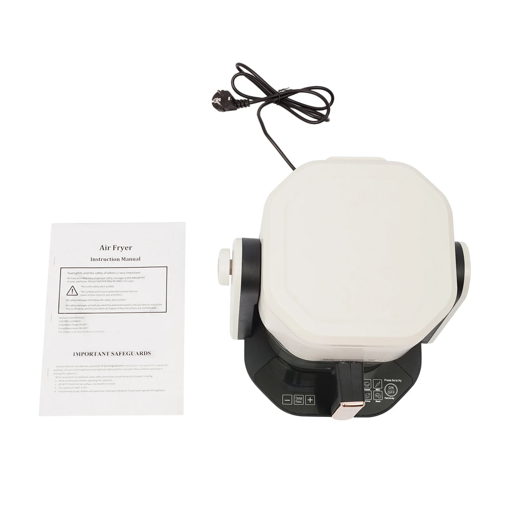 Friggitrice ad Aria Calda 1200W 4.5L con Display LCD