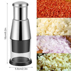 Affettatrice pelapatate manuale, tritatutto per cipolle, pressa per aglio, tritatutto per alimenti portatile, affettatrice Dicer Mixer per verdure da cucina