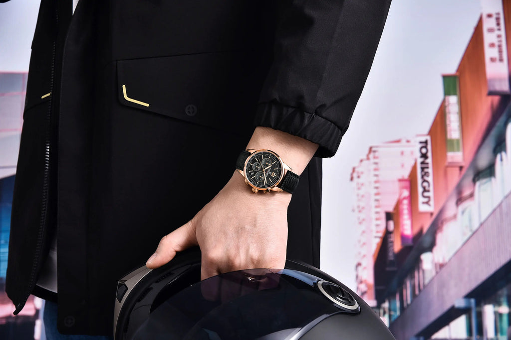 PAGANI DESIGN Orologio da Polso Uomo Quarzo VK63 41mm Vetro Zaffiro 10 Bar