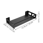 Portaspezie da Parete in Acciaio Inox per Cucina e Bagno, Organizzatore Compatto Salvaspazio per Condimenti