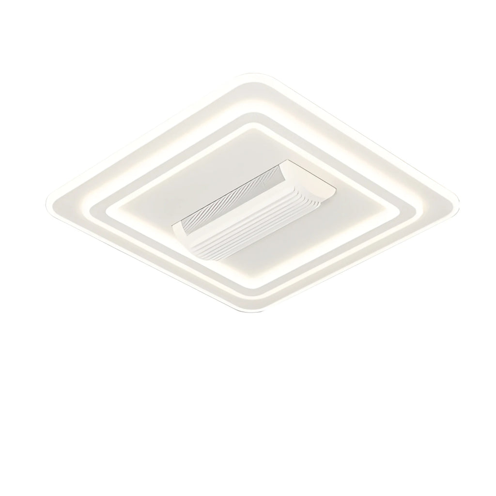 IRALAN LED Ventilatore da soffitto invisibile senza lama Smart Home Illuminazione infinitamente regolabile Decorazione Soggiorno Camera da letto Lampada da interno