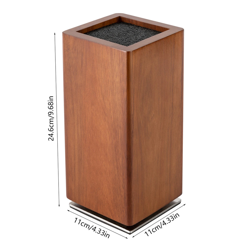 Magnetischer Messerblock, universeller Messerhalter aus Holz, 360° drehbarer Multifunktions-Messerständer für Küchenarbeitsplatte, Restaurant, Hotel