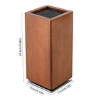 Magnetischer Messerblock, universelle Messeraufbewahrung aus Holz, 360° drehbarer, multifunktionaler Messerhalter für Küchentheke, Restaurant, Hotel