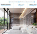 (Codice promozionale:HOT888) Robot Lavavetri ABIR WD8, Doppia Spruzzatura d'Acqua, Memoria Intelligente, Potente Aspirazione a Vuoto, Sensore Laser, Robot per la Pulizia delle Vetrate Domestiche, Controllo tramite APP.
