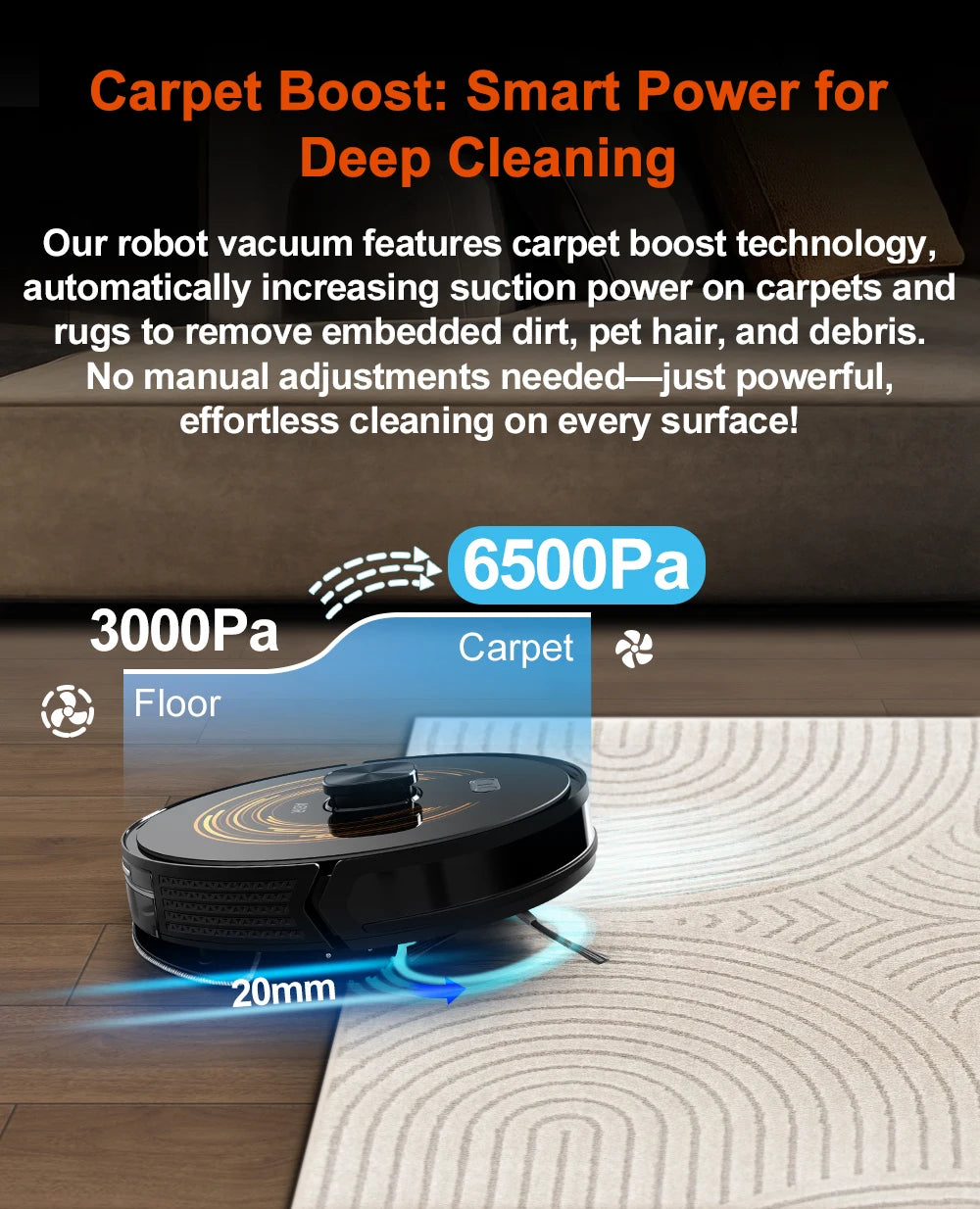 (Codice promozionale: GCC800)Aspiratore Robot ABIR X9, Navigazione Laser, Aspirazione 6500Pa, Mappa Multi-piano, Doppia Lampada UV, Controllo Zone Intelligente, Tecnologia Auto Carpet Boost, Versione di Fascia Alta