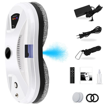 5600Pa Electric Window Cleaning Robot, Automatic and with Remote Control, Window Vacuum Cleaner for Household Appliances