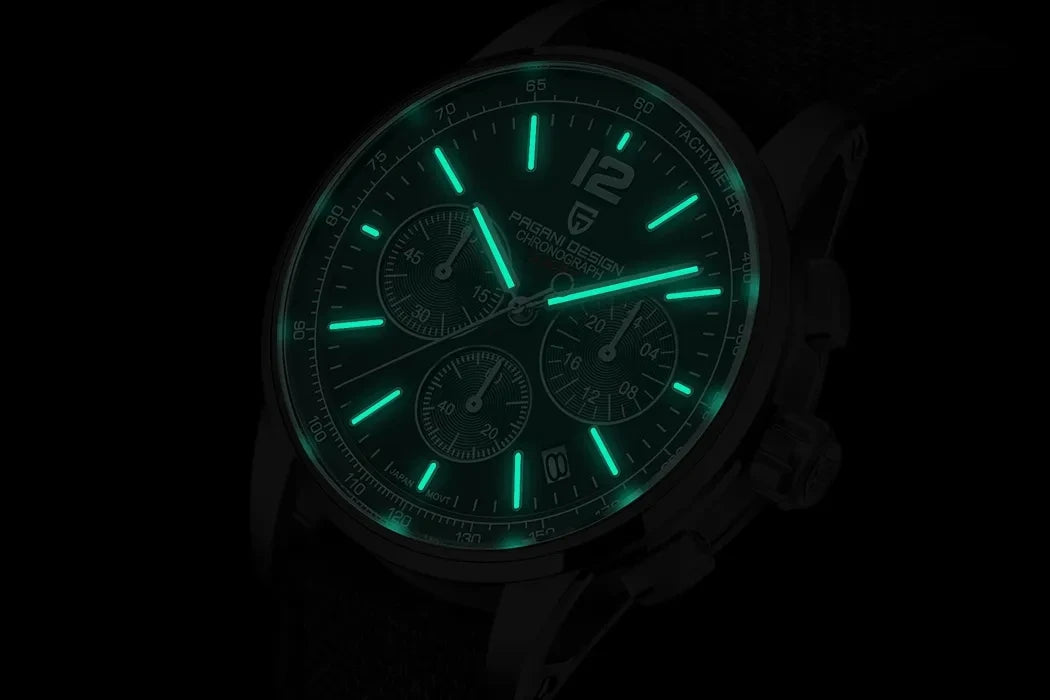 PAGANI DESIGN Orologio da Polso Uomo Quarzo VK63 41mm Vetro Zaffiro 10 Bar