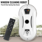 Intelligenter elektrischer Fensterputzroboter, Glasreinigungsroboter mit Fernbedienung, 5600 Pa, für Fenster, Fliesen, Glastüren, flache Wände