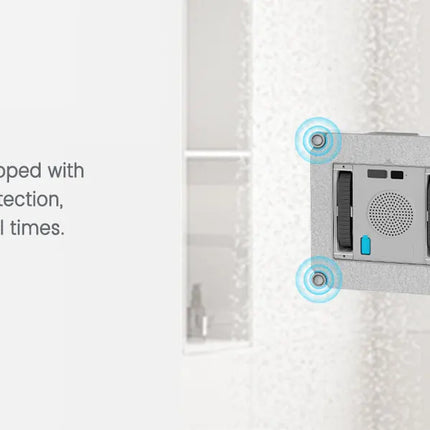 COTIAR Winbot W10 3100Pa Robot Window Cleaner with 5 Cleaning Modes, Intelligent Electric Control via App and Remote Control
