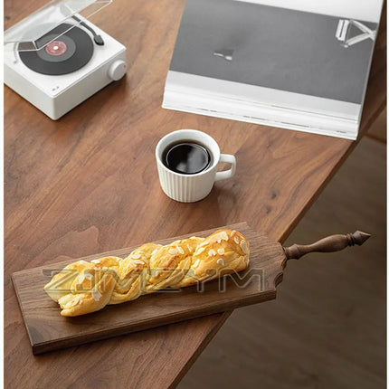 French Vintage Cutting Board Premium Handmade Black Walnut Cutting Board with Natural Texture Durable, Polished, Smooth, No Rough Edges
