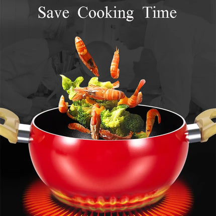 High-Quality Fruit-Shaped Nonstick Aluminum Frying Pan Frying Pan Soup Pot Milk Pot Pot
