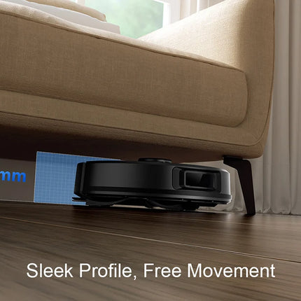 Teendow D10S Max 2600Mah Robot Vacuum Cleaner and Mop with Auto-Empty Station 4500Pa Powerful Suction 3L Dust Bag Smart Mapping