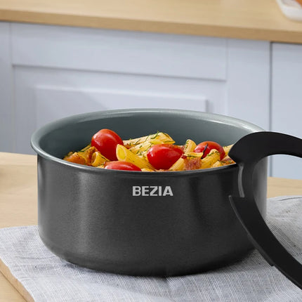 Set of Pans with Removable Handle, Nonstick Ceramic Pans, Induction Pan Set with Cookware, for All Hob Types
