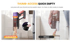 Erabros EV5 550W 70KPA Cordless Vacuum Cleaner with Ultra-Strong Suction Power, 80 Minutes Runtime, Smart Handheld Vacuum with 4 Modes