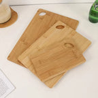 3-teiliges Bambus-Schneidebrett-Set, dicke Mehrzweck-Schneidebretter für Fleisch, Gemüse, Obst, Küchen-Schneidebrett aus Bambusholz