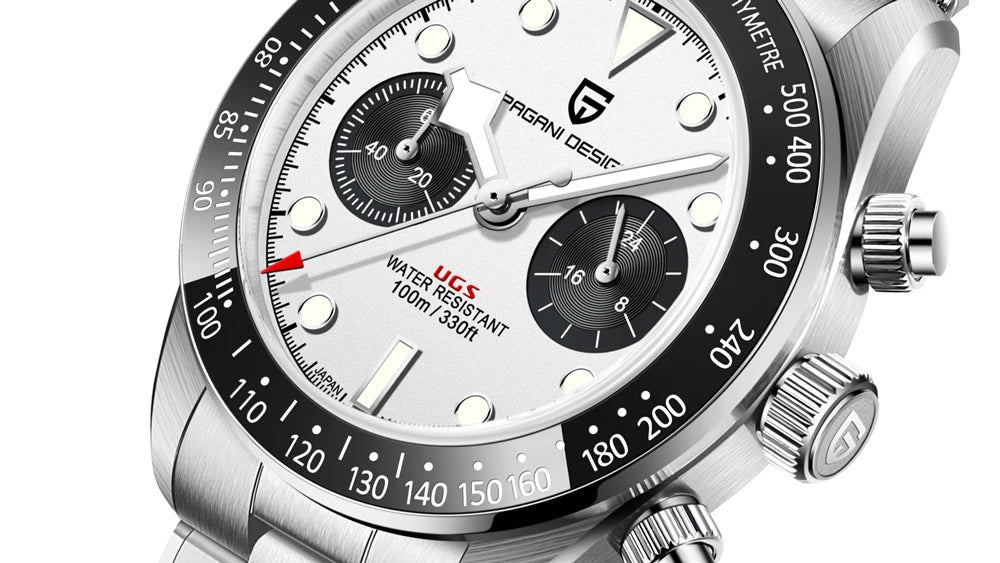 Nuovo Orologio da Uomo PAGANI DESIGN BB Panda 2026, Orologio al Quarzo di Lusso Retrò, Cronografo Sportivo da Polso, Impermeabile 100M, Luminoso