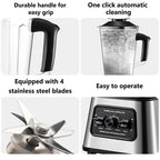 GECOFEER 6000W Leistungsstarker Mixer Entsafter Standmixer 2,5L Behälter Küchenmaschine für Eis Nüsse Früchte