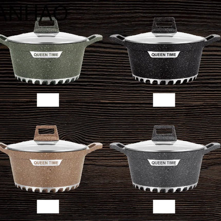 stock pentole per la casa - set casseruola 10 pezzi set di pentole con pannelli in lega di alluminio colore misto