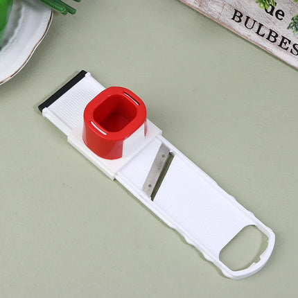 Tagliaverdure 2 in 1 per zenzero e aglio, manuale, a doppia faccia, per affettare e tritare, gadget da cucina per uso domestico