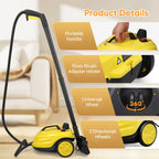 2000W Handdampfreiniger für Frauen mit Wischfunktion, 2L Großtank, bis zu 320°C, 3-8 Minuten, 3m Netzkabel, Bodenreinigung, 110V-240V