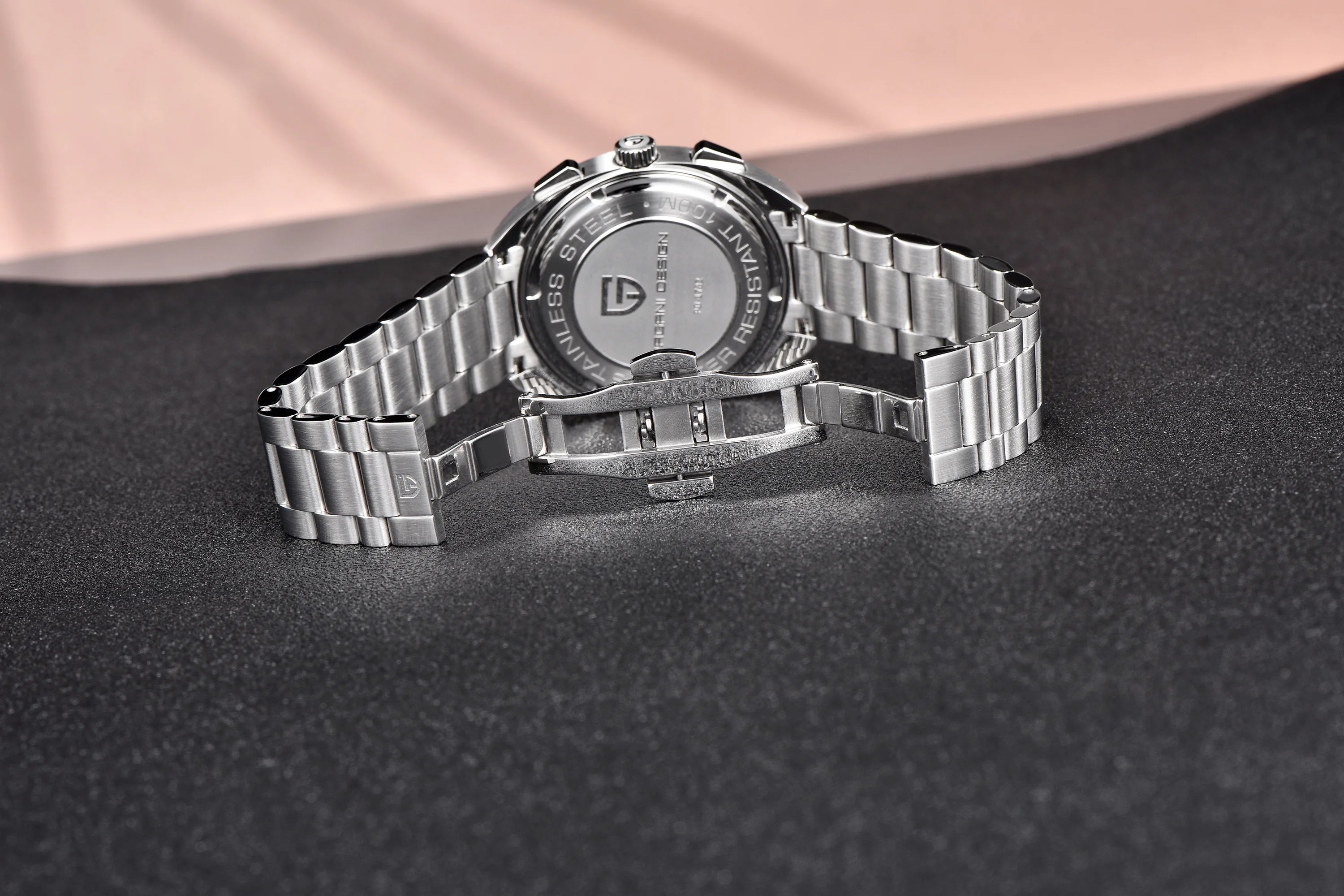 PAGANI DESIGN Orologio da polso al quarzo con cronografo VK63 e vetro zaffiro