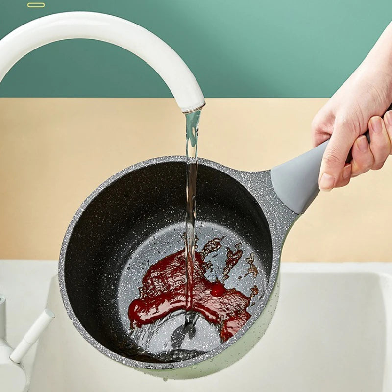 COOKER KING 18 cm Milchtopf für Kinder, Medizinischer Steinüberzug, Topf für Babynahrung, Antihaft-Eintopf Topf für Nudeln, Kochgeschirr