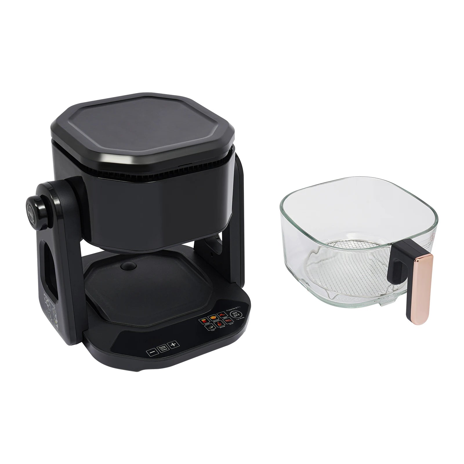 Friggitrice ad Aria Calda 1200W 4.5L con Display LCD