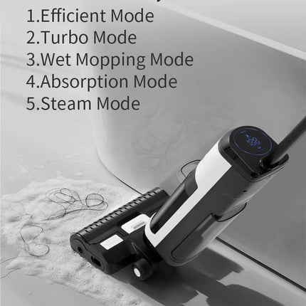 Cordless Handheld Vacuum Cleaner Robot Wet and Dry Cleaning RL9Max 14000pa Super Strong Suction Self-heating Brush 4000mAh Battery
