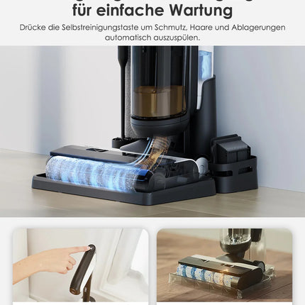Tineco Floor One S5 Combo Smart Wet Dry Vacuum Cleaner with iLoop Technology 5-in-1 Wet Vacuum for Pet Hair Hard Floors LED Display Wi-Fi