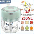 250 ml Edelstahl Knoblauch-Zerkleinerer, robust und langlebig, Küchen-Ingwer-Zerkleinerer, Mini-Gerät, Lebensmittelzerkleinerer
