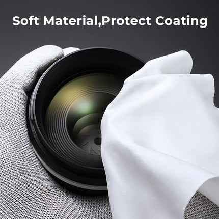 K&F Concept Set of 5 Microfiber Cleaning Cloths Individually Vacuum-Packed for Camera Lenses/iPhone/Computer/iPad/LED Screens/Eyeglasses