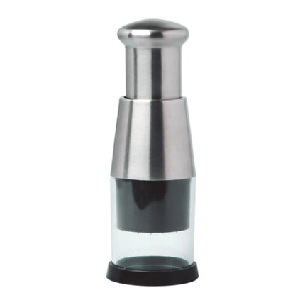 Stainless Steel Manual Food Chopper Kitchen Utensil for Vegetables Garlic Ginger Herbs and Nuts