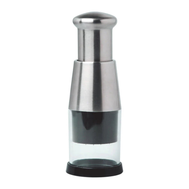 Stainless Steel Manual Food Chopper Kitchen Utensil for Vegetables Garlic Ginger Herbs and Nuts