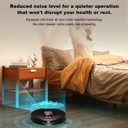 Liectroux T9 Robot Vacuum and Mop with LDS Navigation, 6500Pa Powerful Suction, Auto-Empty Station, Multi-Floor Mapping, Carpet Boost, Tangle-Free Brushes, 2.4/5GHz WiFi