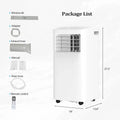 Unità AC con Ventilatore e Deumidificatore per 350 mq Condizionatore d'aria portatile Wi-Fi da 10000 BTU