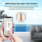 Liectroux YW710 Fensterputzroboter, Doppelte Wassersprühfunktion, Intelligenter Speicher, Starke Vakuumsaugung, Lasersensor, Fensterputzroboter für den Haushalt, APP-Steuerung