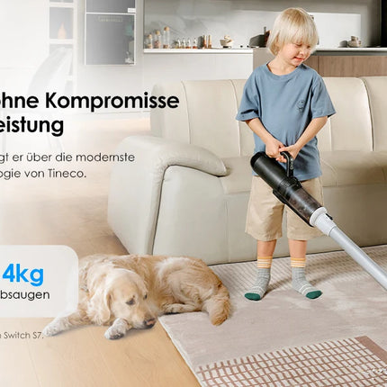Tineco Floor One Switch S6 Aspirapolvere Lavapavimenti 5-in-1 con Funzione Autopulente e Doppia Spazzola Rotante per Pulizia Rapida