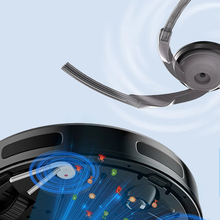 Liectroux T9 Robot Vacuum and Mop with LDS Navigation, 6500Pa Powerful Suction, Auto-Empty Station, Multi-Floor Mapping, Carpet Boost, Tangle-Free Brushes, 2.4/5GHz WiFi