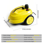 Podofo Hochdruckdampfreiniger 2000W, Teppichreinigungsmaschine für den Hausgebrauch mit 2-Liter-Tank zur Entfernung von Flecken, Formaldehyd, für Böden, Autos