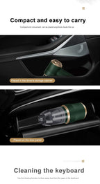 Hochleistungs-Autostaubsauger, starke Saug- und Blasfunktion 2-in-1, tragbar für Auto-/Heimreinigung, Staubentfernung von Sitzen/Fußmatten/Kofferraum